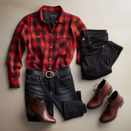 Stylish Flannel Outfits for Women