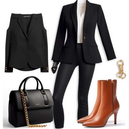 Ankle Boots With Leggings For Corporate Cool