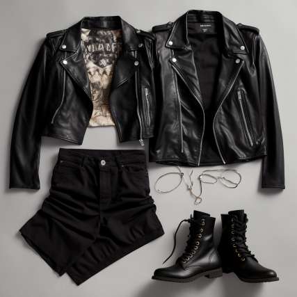  All Black Streetwear Outfit For Ladies