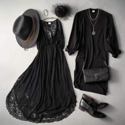  All Black Streetwear Outfit For Ladies