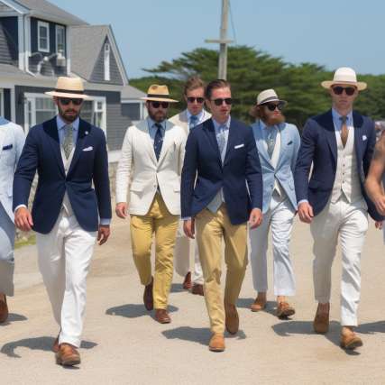 Navigating Seasonal Considerations for  Nantucket Wedding outfit