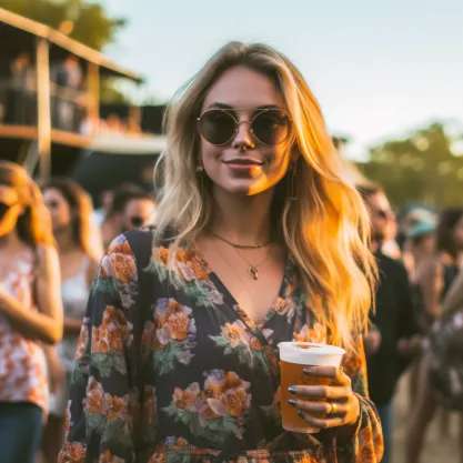 Beach Concert Outfit Ideas For Women: Floral Romper