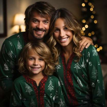  Christmas Pajama Party Outfit Ideas: Coordinated Family Pajamas