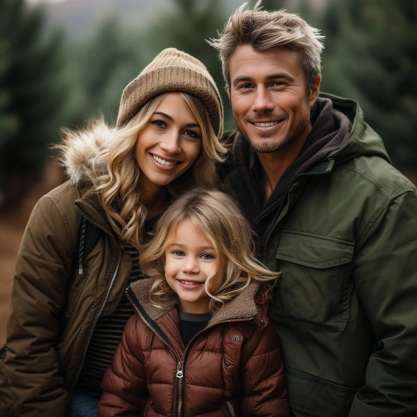 Christmas Tree Farm Outfit Ideas for Parents