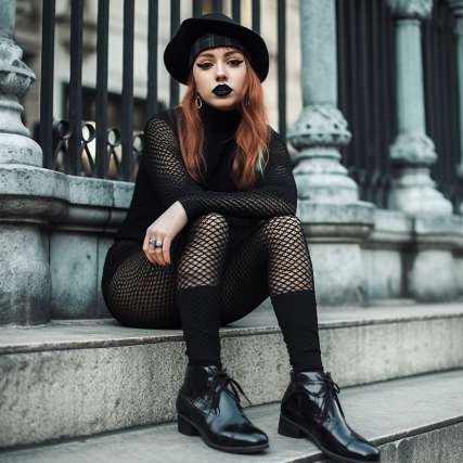 4. Fishnet Stockings: A Bold Statement