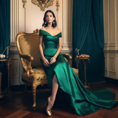 Classical Concert Outfits: Tailored Glamour in Emerald Green