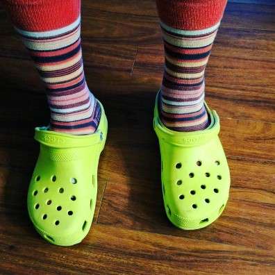 Wear Socks with Crocs