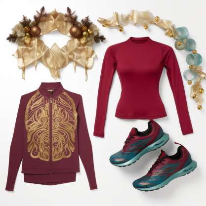 Nutcracker Nouveau Christmas Running Outfit