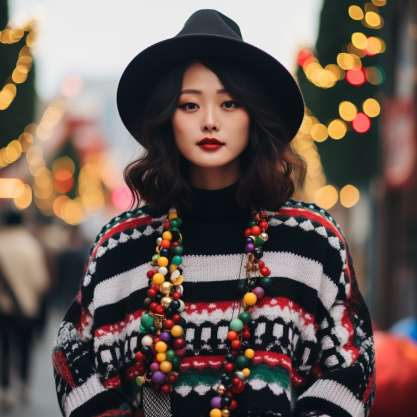 Korean Street Style Extravaganza Korean Christmas Outfit Ideas for Women