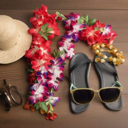 Hawaiian Christmas Outfits for Accessories