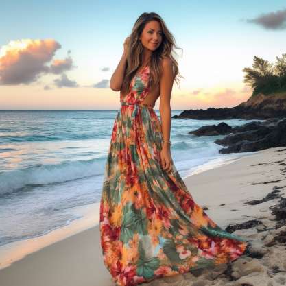 Hawaiian Christmas Outfits for woman