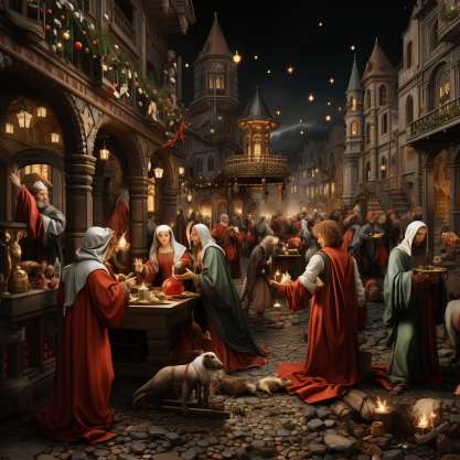 Historical Origins of Red and Green in Christmas