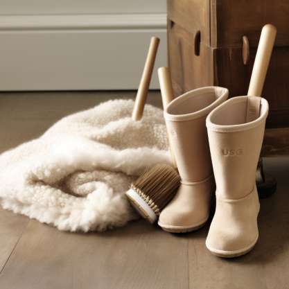 Preparing Ugg Boots for Cleaning