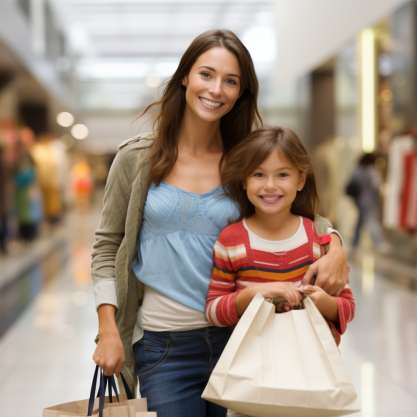 Shopping Tips for Moms and Kids in Christmas Outfits