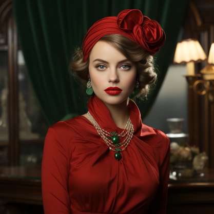 Red and Green Outfit Ideas for Christmas: The Classic Elegance