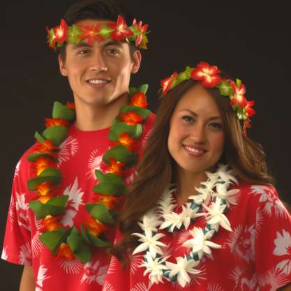 Traditional Elements in Hawaiian Christmas Attire