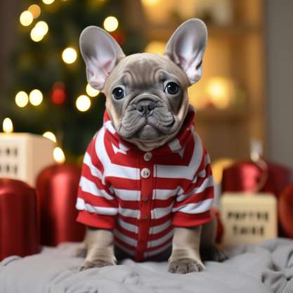 Where to Shop for French Bulldog Christmas Outfits